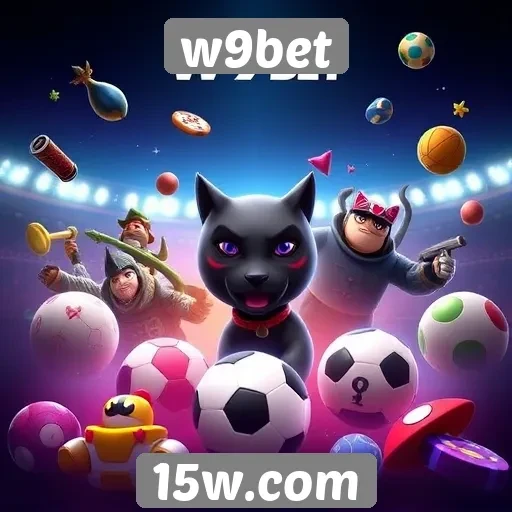 Variedade de jogos disponíveis na plataforma w9bet